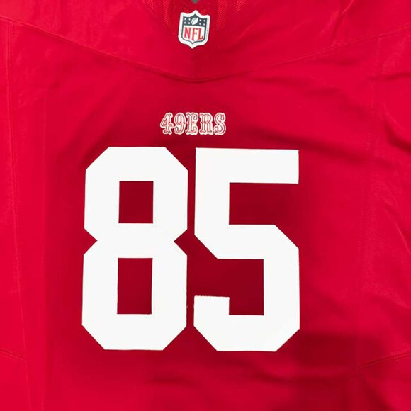 George Kittle Scarlet San Francisco 49ers #85 Nike Jersey - Picture 7 of 8
